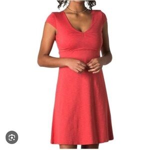 Horny toad Rosemarie dress cap sleeve princess top coral salmon women’s S short